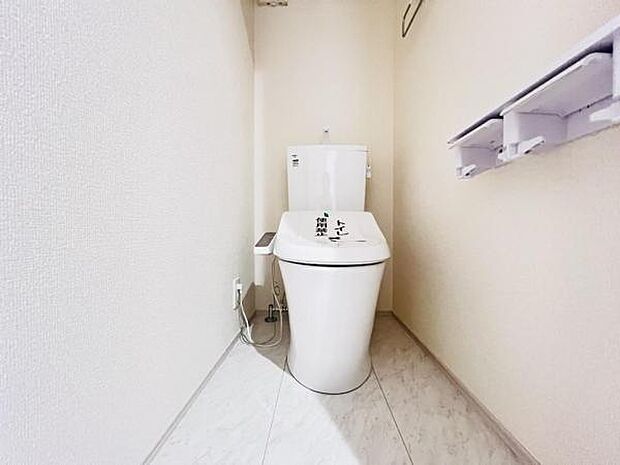 ほっと安らげるトイレ空間です。