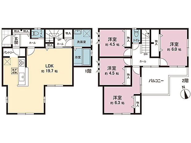 間取図です。図面と異なる場合は現況を優先させていただきます。