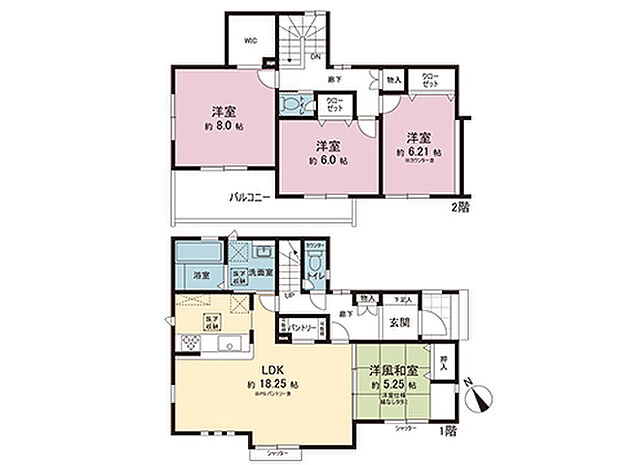 間取図です。図面と異なる場合は現況を優先させていただきます。