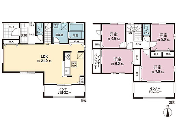 間取図です。図面と異なる場合は現況を優先させていただきます。