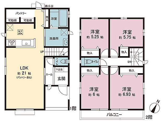 間取図です。図面と異なる場合は現況を優先させていただきます。