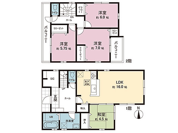 間取図です。図面と異なる場合は現況を優先させていただきます。