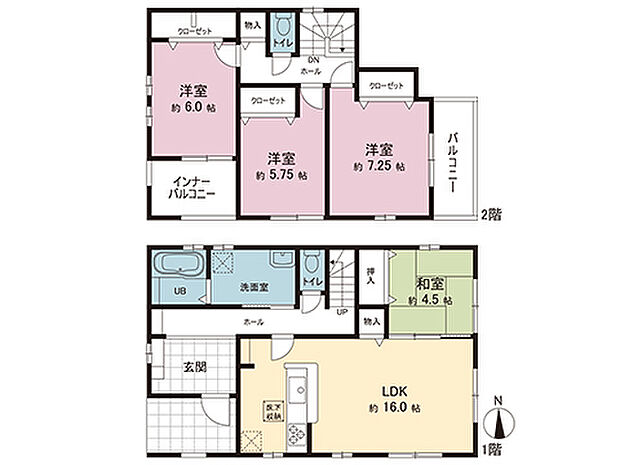 間取図です。図面と異なる場合は現況を優先させていただきます。