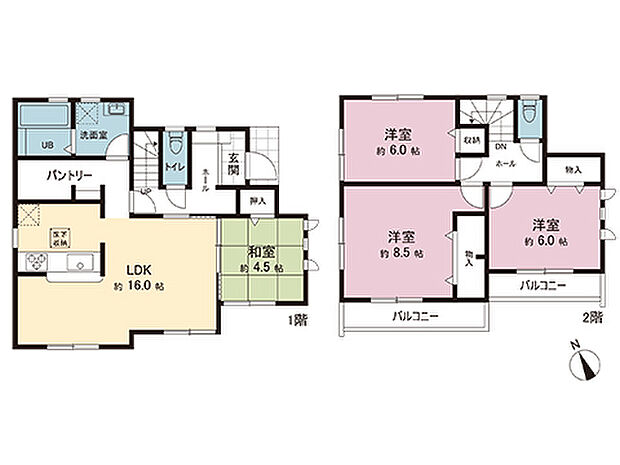 間取図です。図面と異なる場合は現況を優先させていただきます。