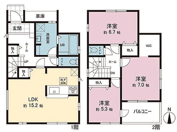 間取図です。図面と異なる場合は現況を優先させていただきます。