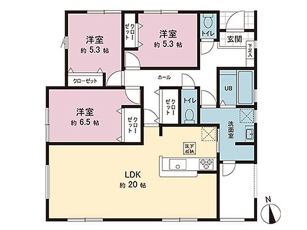 間取図です。図面と異なる場合は現況を優先させていただきます。