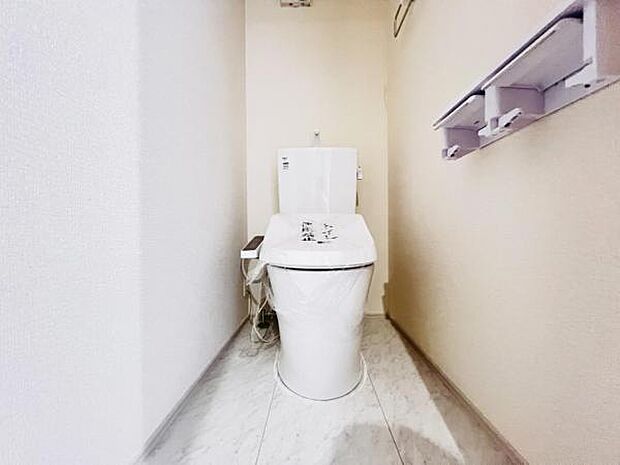 ほっと安らげるトイレ空間です。