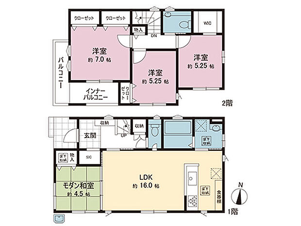 間取図です。図面と異なる場合は現況を優先させていただきます。