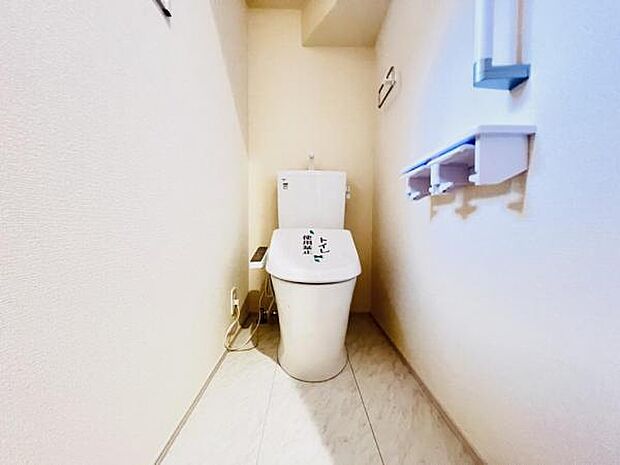 ほっと安らげるトイレ空間です。