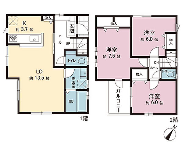 間取図です。図面と異なる場合は現況を優先させていただきます。