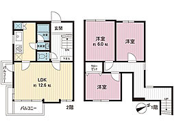 間取図画像 3LDK
