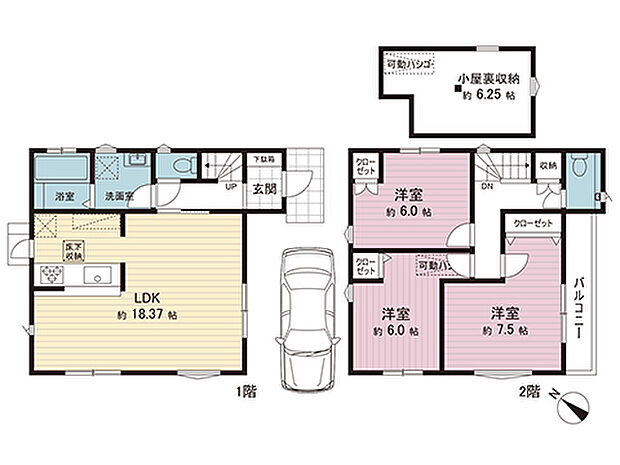 間取図です。図面と異なる場合は現況を優先させていただきます。