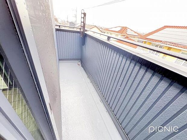 お洗濯ものを気持ち良く太陽の光で干せるのが嬉しいですね。