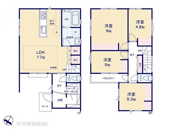 間取りを拡大表示