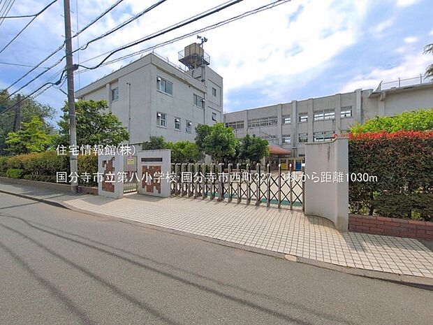 国分寺市立第八小学校まで約1030m（徒歩13分）