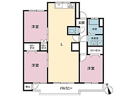 間取図画像 3LDK