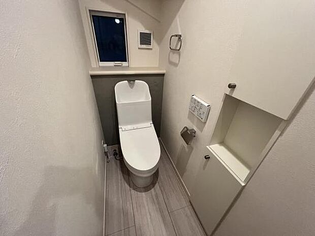 ほっと安らげるトイレ空間です。