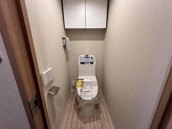 ほっと安らげるトイレ空間です。