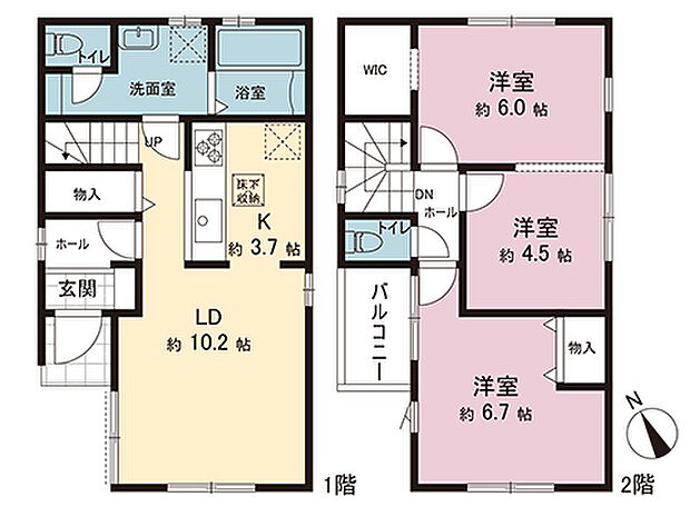 間取図です。図面と異なる場合は現況を優先させていただきます。
