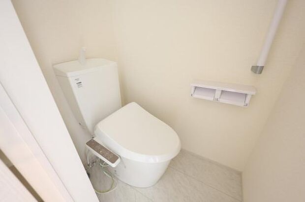 ほっと安らげるトイレ空間です。