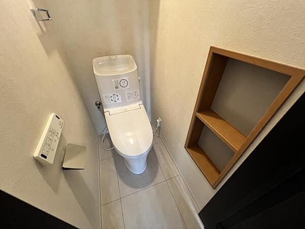 ほっと安らげるトイレ空間です。