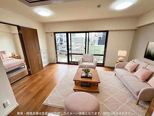 リビングダイニングになります。ご家族そろっての素敵な空間になりそうですね。