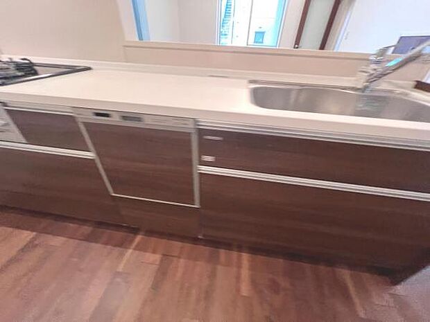 機能性に優れ食器洗乾燥機付のシステムキッチンで忙しい家事をサポートします。