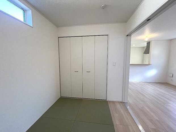 一部屋あるとうれしい和室。客間、晩酌、家族団らんなど色々使えますね。