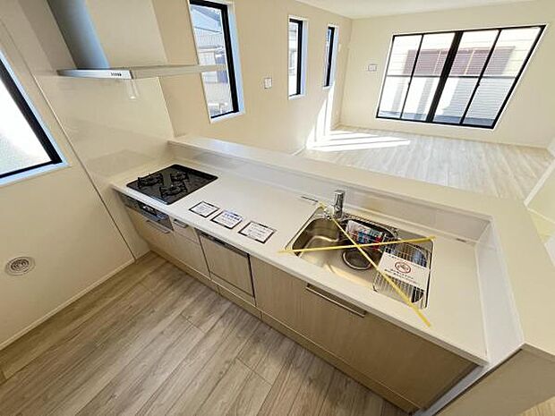 料理の時間が楽しくなるキッチンスペースです。