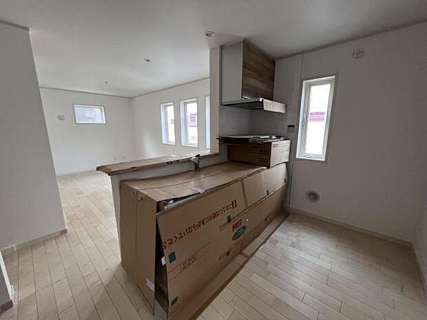 料理の時間が楽しくなるキッチンスペースです作業スペースが広く家事動線をゆったりと確保できるキッチン