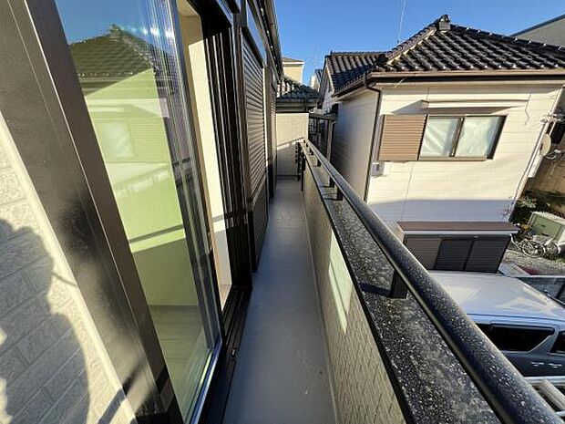 お洗濯ものを気持ち良く太陽の光で干せるのが嬉しいですね。