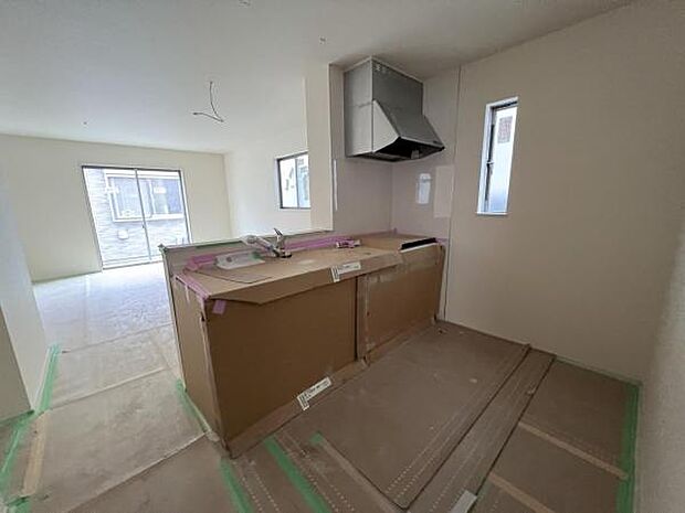 料理の時間が楽しくなるキッチンスペースです作業スペースが広く家事動線をゆったりと確保できるキッチン