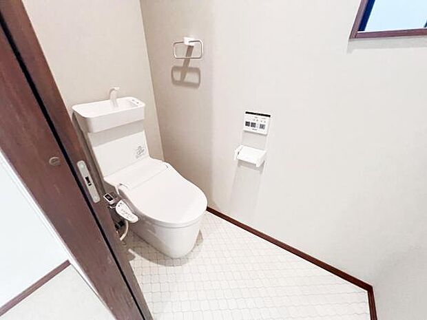 ほっと安らげるトイレ空間です。