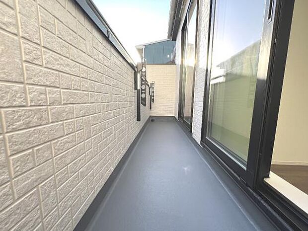 お洗濯ものを気持ち良く太陽の光で干せるのが嬉しいですね。