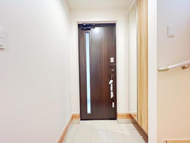 いつも気持ちよくご家族を迎えられる玄関です。