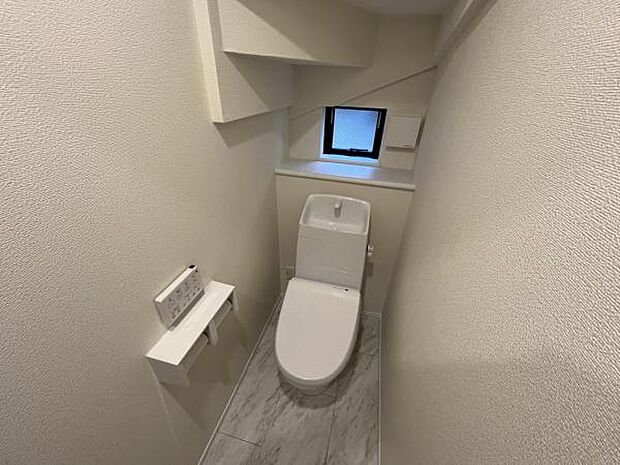 ほっと安らげるトイレ空間です。