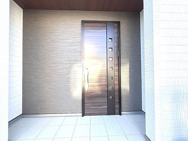 いつも気持ちよくご家族を迎えられる玄関です。