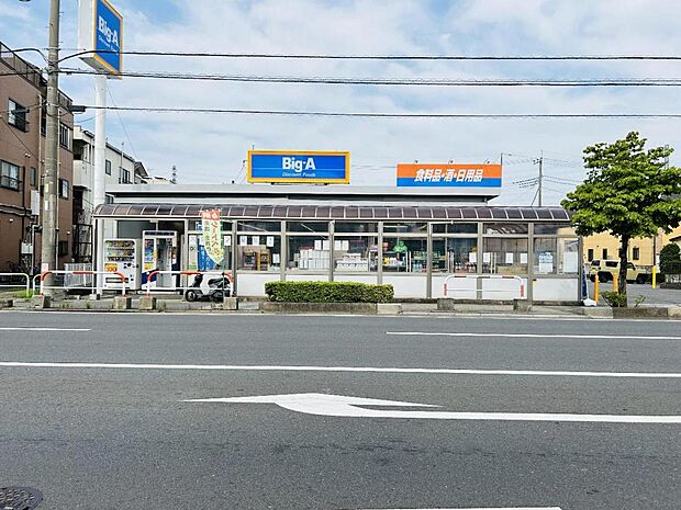 ビッグ・エー 川口安行店まで約1580m(徒歩20分)