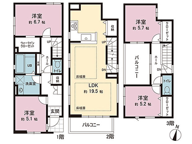間取図です。図面と異なる場合は現況を優先させていただきます。