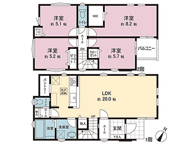 間取図です。図面と異なる場合は現況を優先させていただきます。