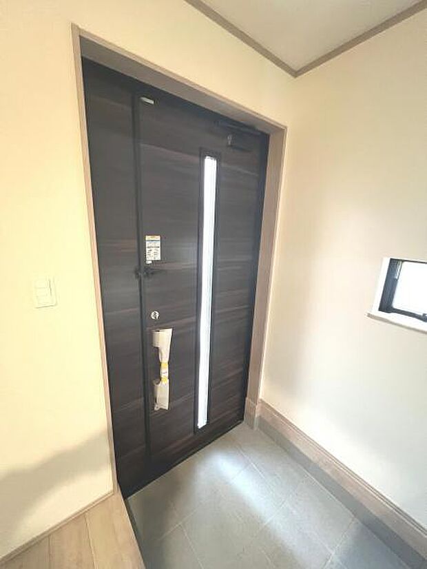 いつも気持ちよくご家族を迎えられる玄関です。