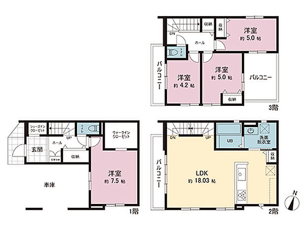 間取図です。図面と異なる場合は現況を優先させていただきます。