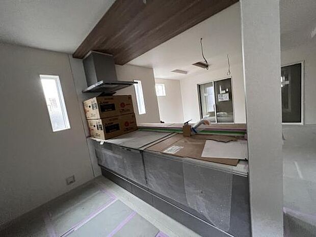 料理の時間が楽しくなるキッチンスペースです作業スペースが広く家事動線をゆったりと確保できるキッチン