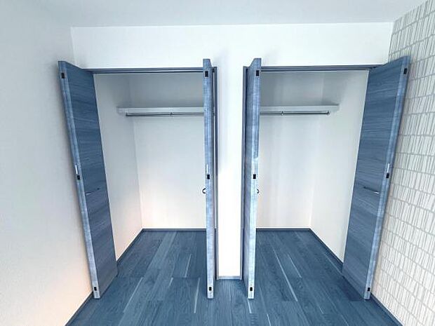 収納豊富な間取りで、室内もスッキリ快適です。