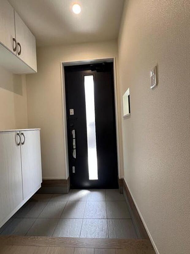 いつも気持ちよくご家族を迎えられる玄関です。