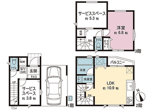 間取図です。図面と異なる場合は現況を優先させていただきます。