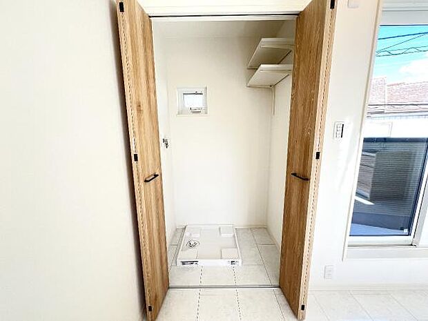 洗濯機置き場です。