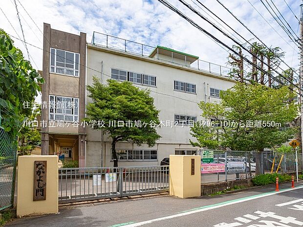 川口市立鳩ヶ谷小学校まで約550m（徒歩7分）