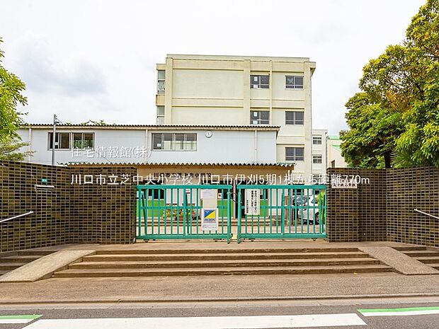 川口市立芝中央小学校まで約770m(徒歩10分)