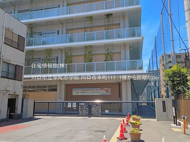 川口市立幸町小学校まで約850m(徒歩11分)